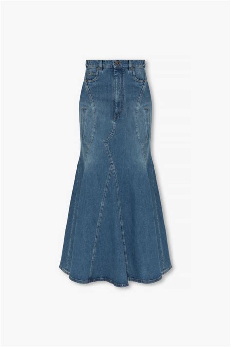 burberry bootcut jeans|Burberry jean skirt.